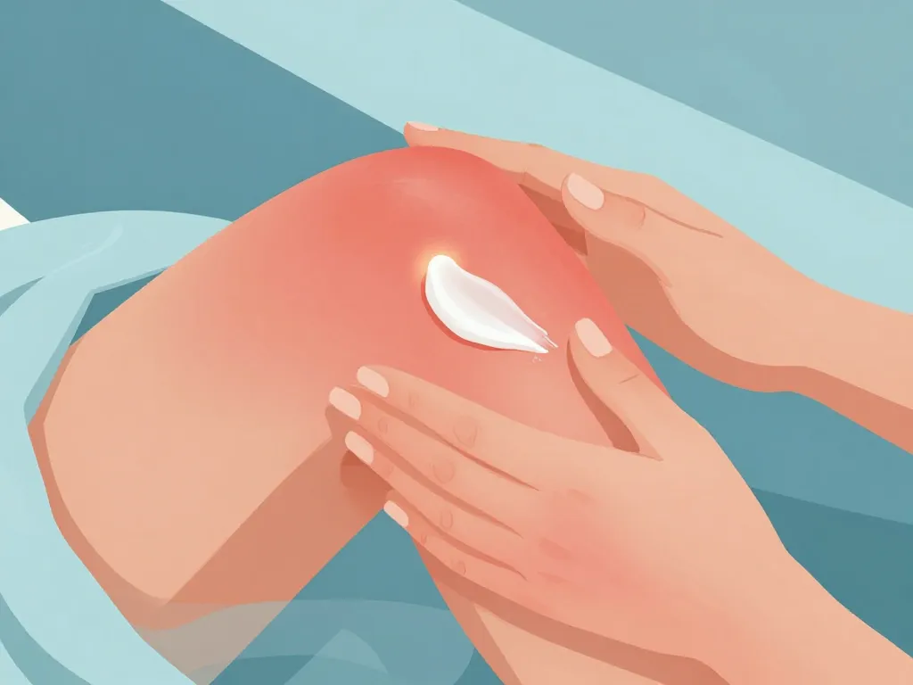 application creme coup de soleil soulagement rapide