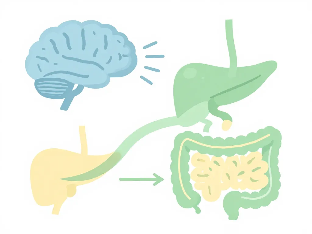 Schéma douleur vésicule biliaire stress et digestion