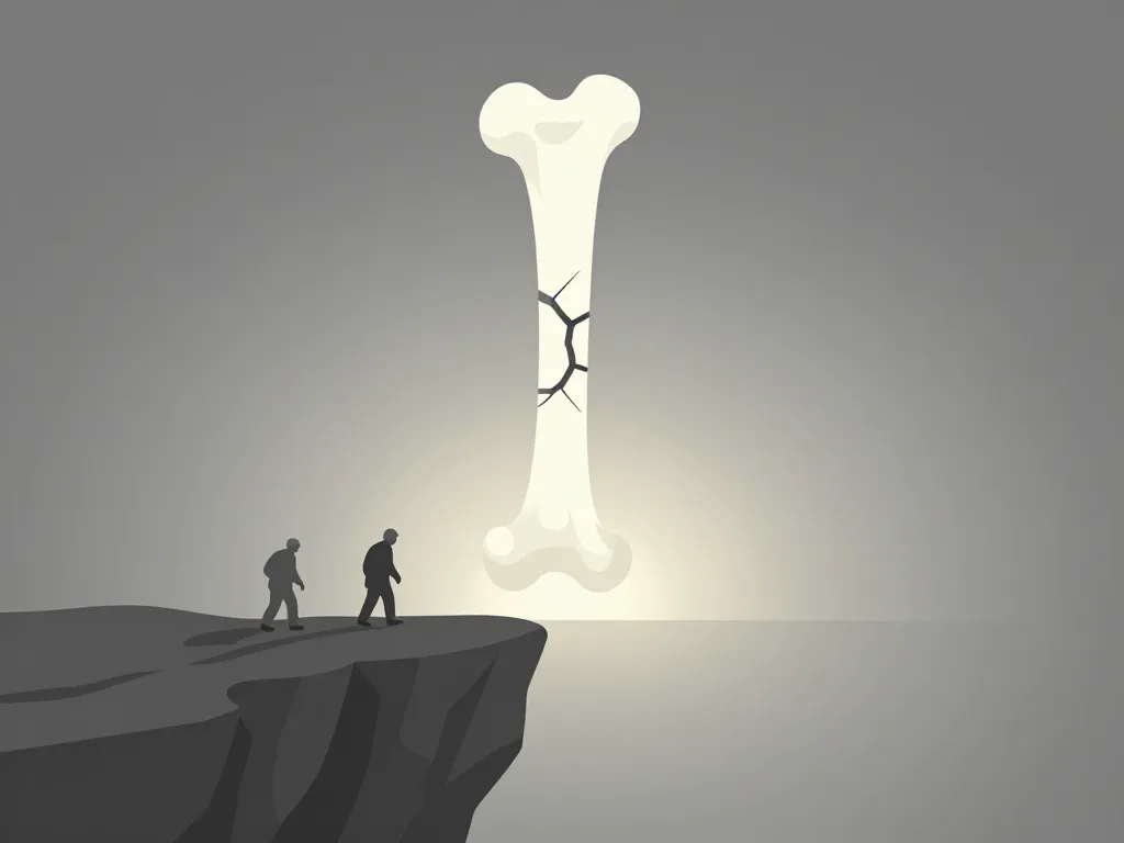 Image sur l'impact de la fracture du col du fémur et espérance de vie réduite