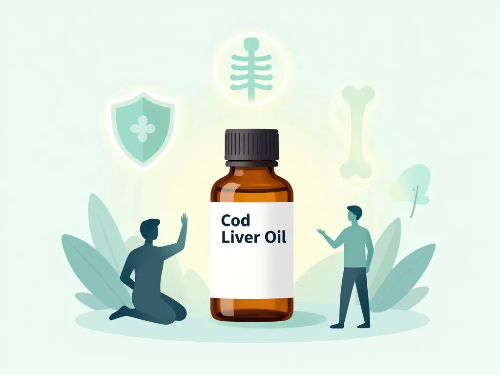 huile de foie de morue bienfaits pour immunité os articulations
