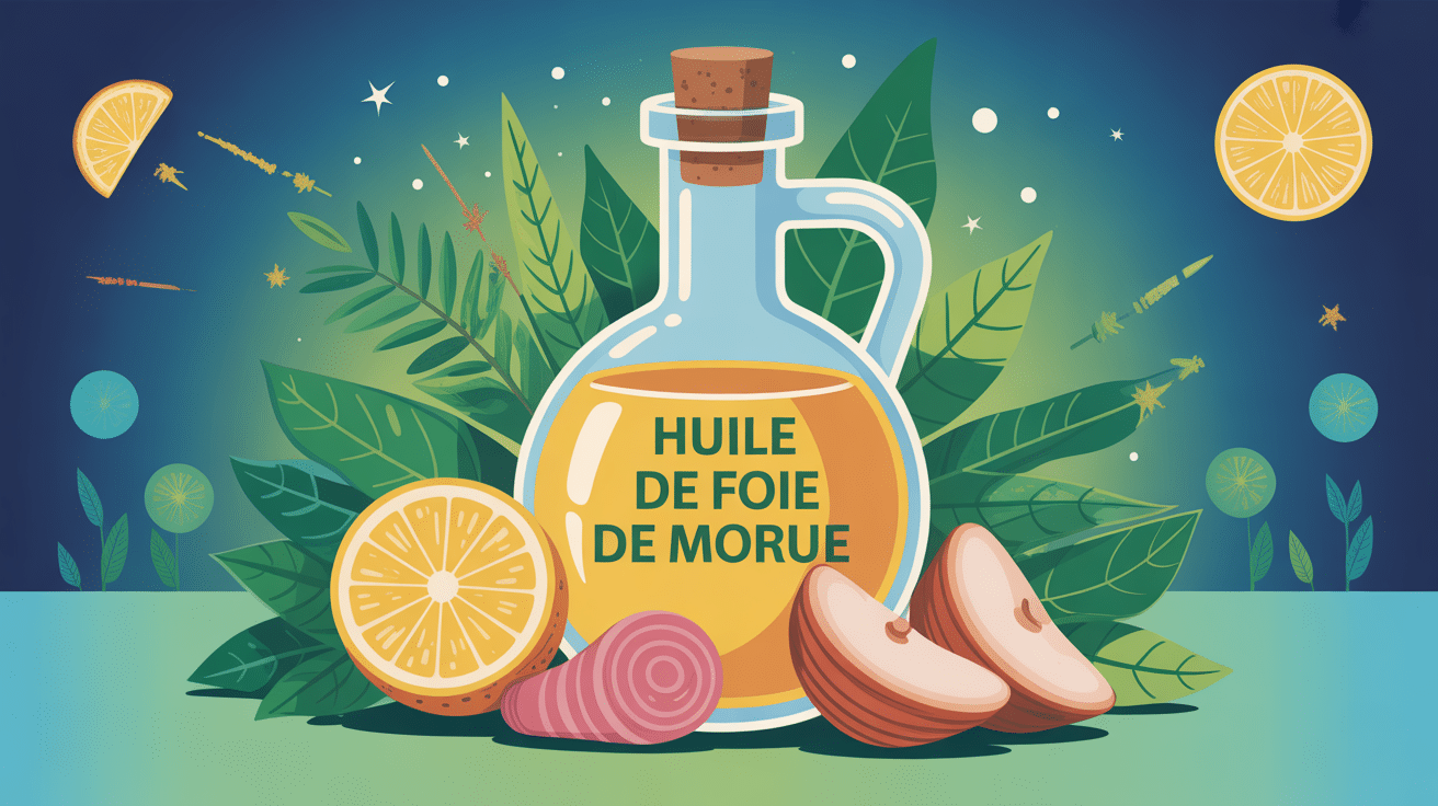 huile de foie de morue bienfaits illustration santé immunité os