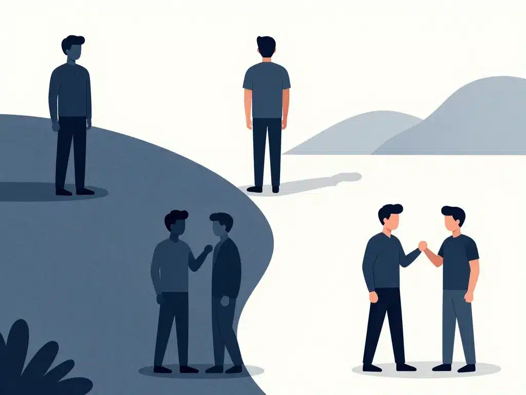 les phases de la rupture chez l'homme illustration comportements après séparation