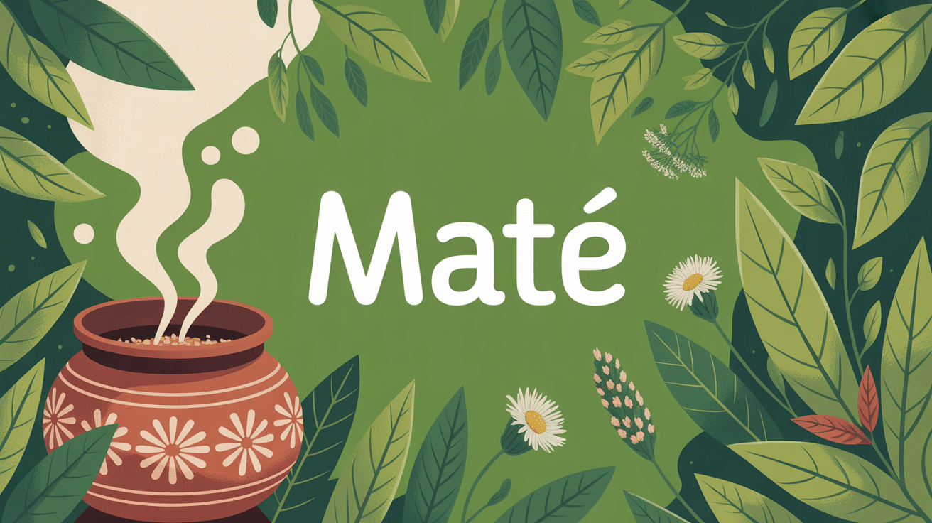 Maté bienfaits calebasse traditionnelle et feuilles