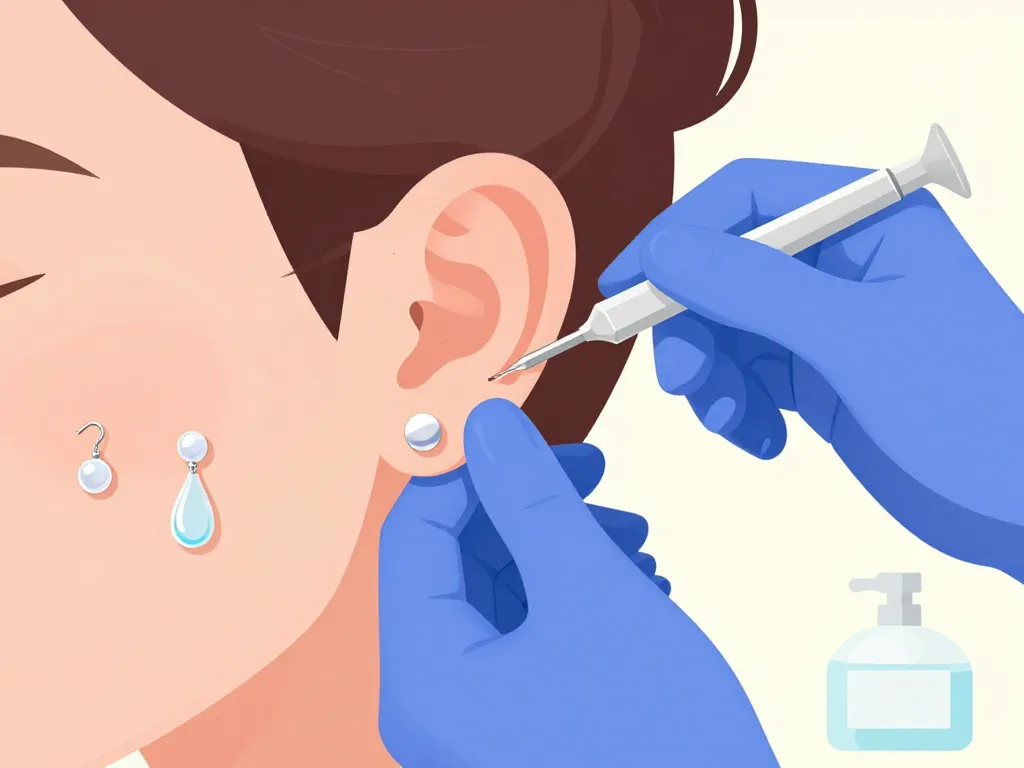 piercing lobes oreille soins quotidiens