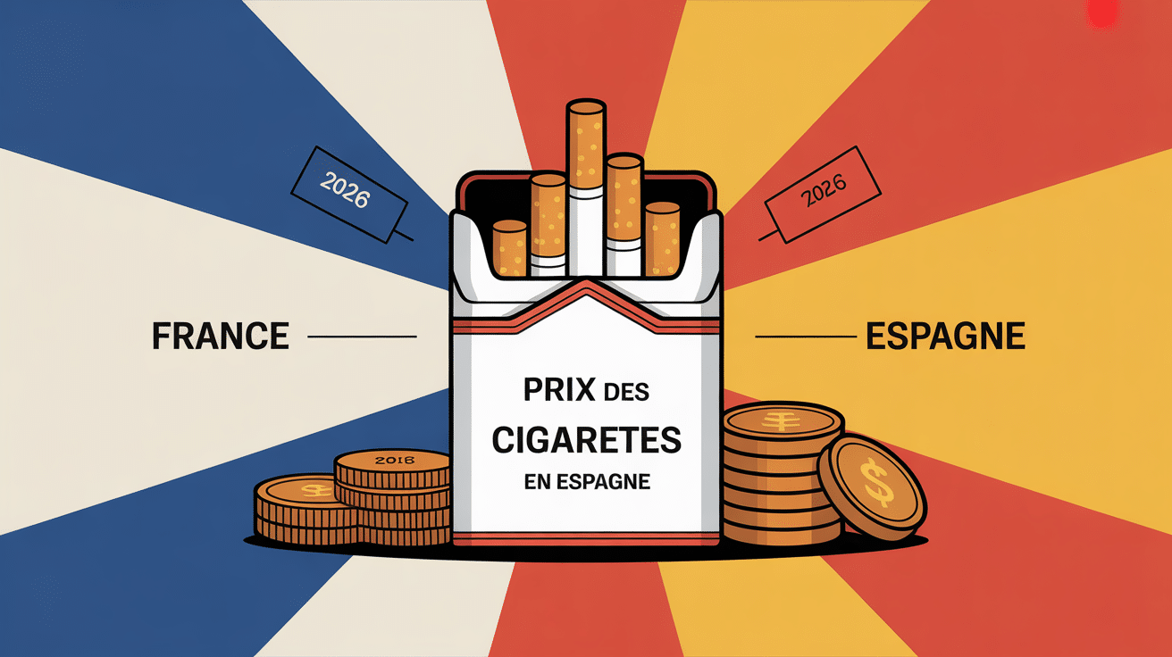 illustration achat prix des cigarettes en espagne en 2024