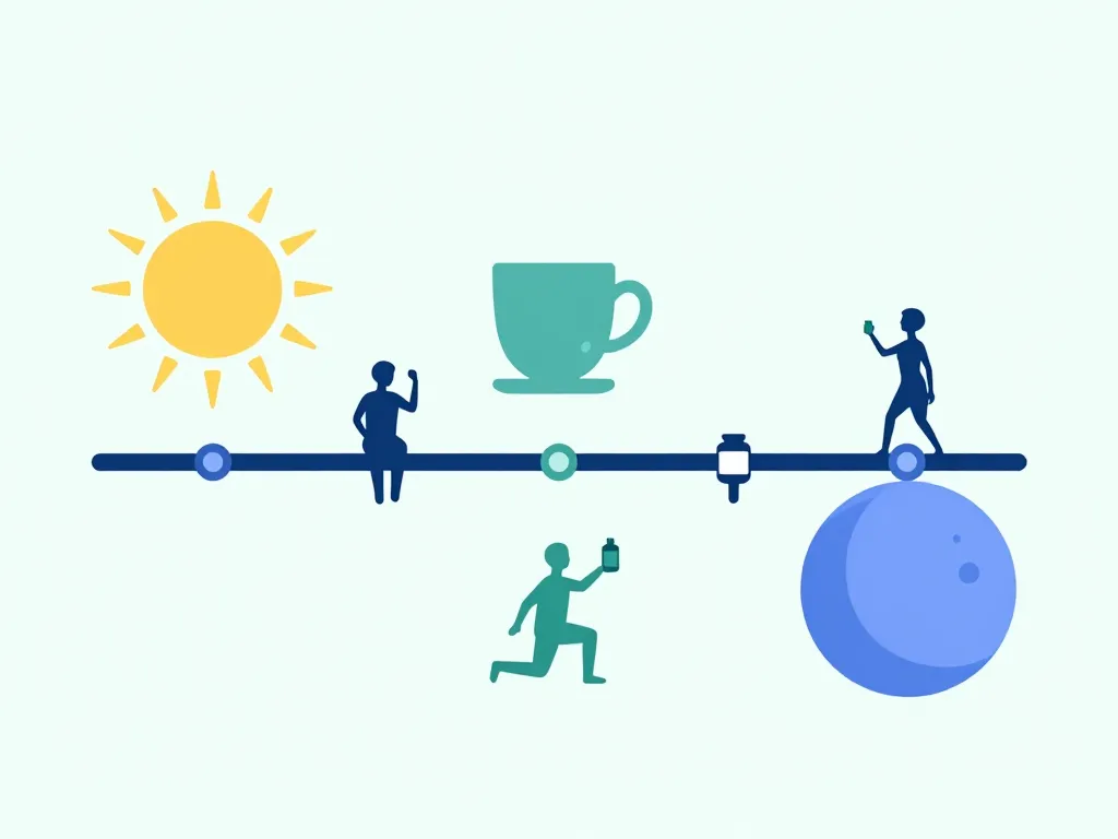 Schéma routine quotidienne pour quand prendre du magnesium