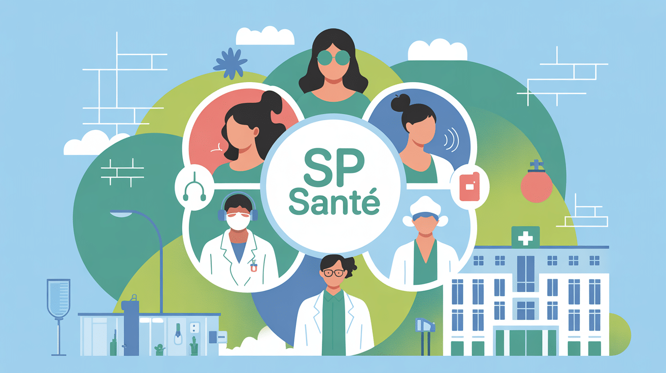 illustration moderne sp santé complémentaire santé