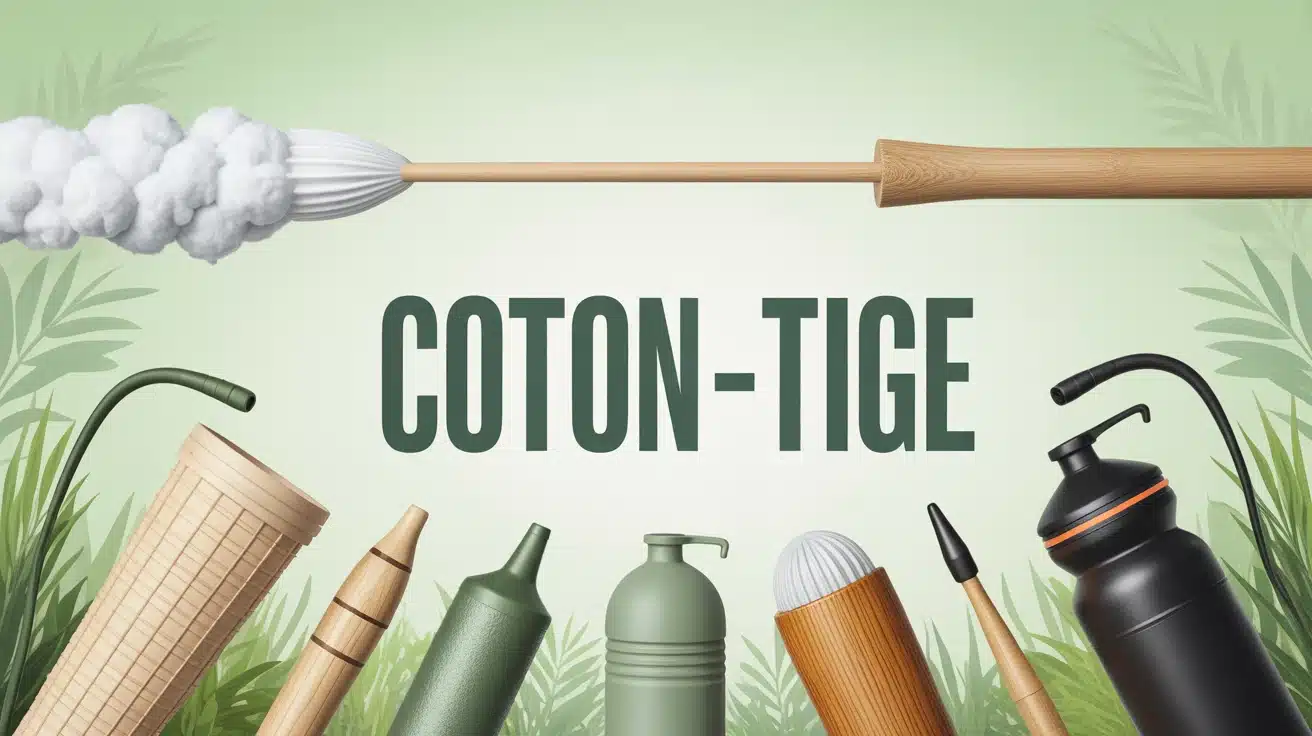 illustration évolution coton-tige durable bambou silicone oriculi