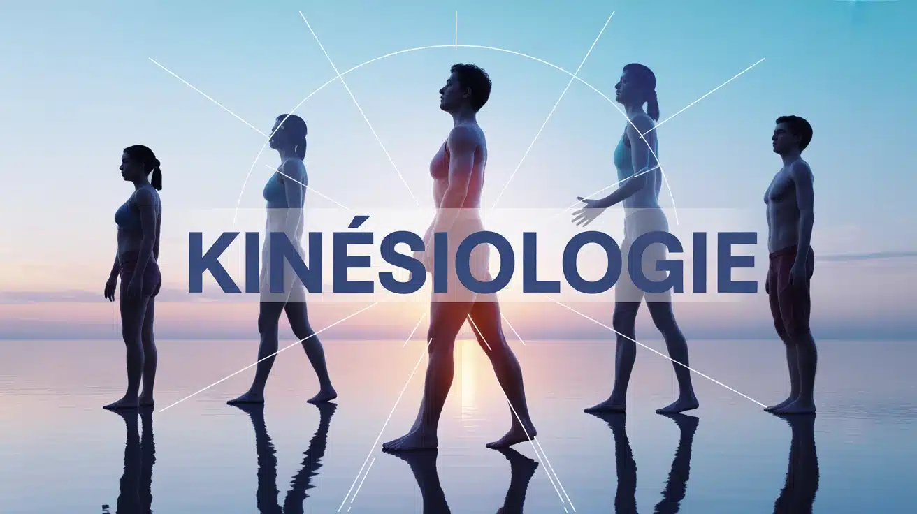 Illustration kinésiologie posture relaxation bien-être
