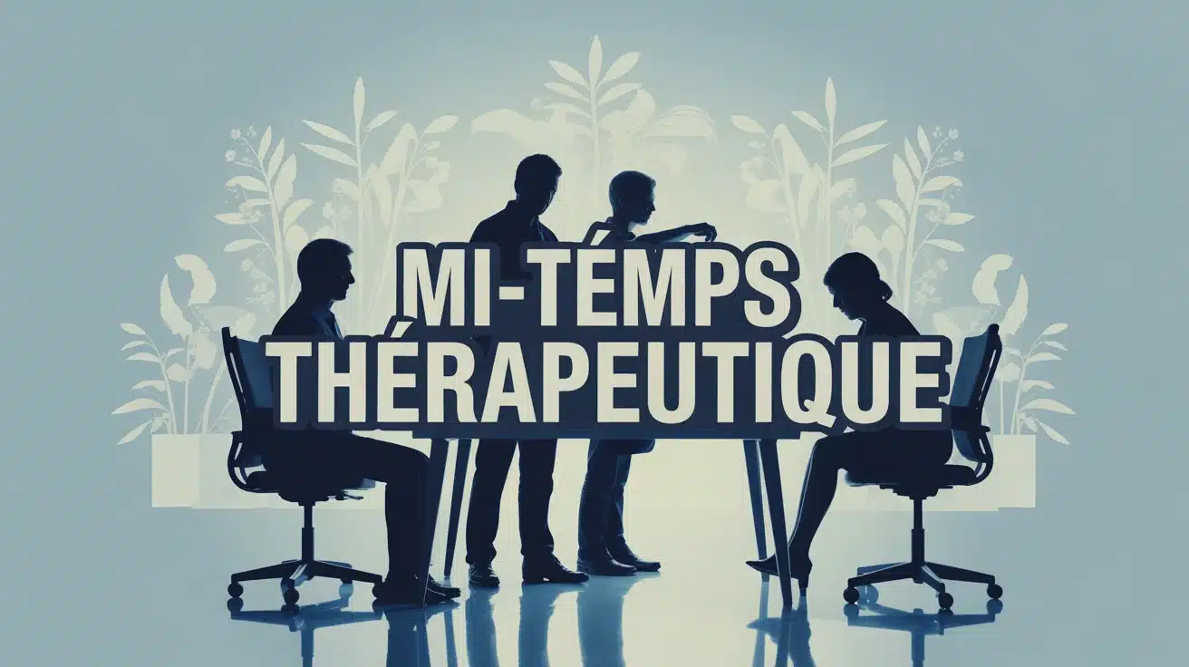 Illustration mi temps thérapeutique reprise progressive travail