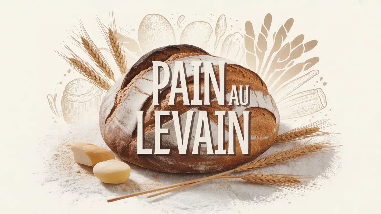 Illustration pain au levain avec fermentation naturelle