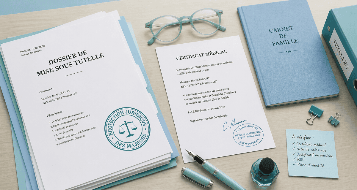 mise sous tutelle d un parent dossier et documents