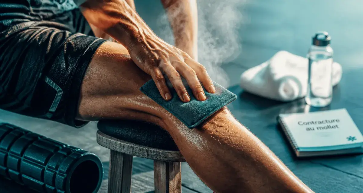 Contracture au mollet que faire : repos 5 à 10 jours et soins chaleur