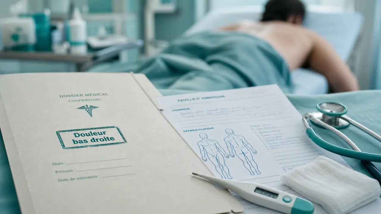 Appendicite : quel coté ? douleur bas droite à surveiller