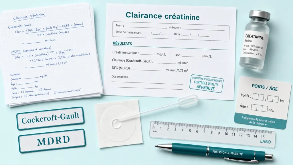 Cockcroft-Gault ou MDRD : quelle formule choisir pour un calcul fiable de la clairance à la créatinine ?