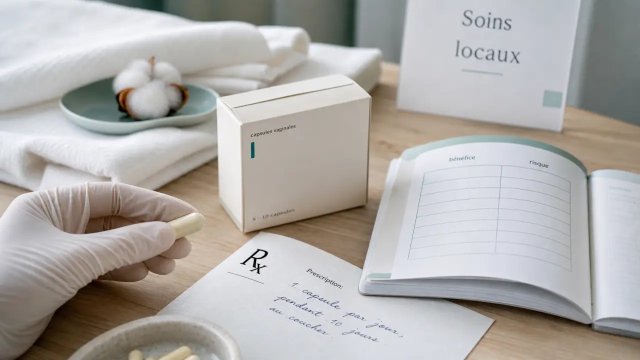 Colpotrophine dangereux ou pas : capsule vaginale et carnet bénéfices/risques