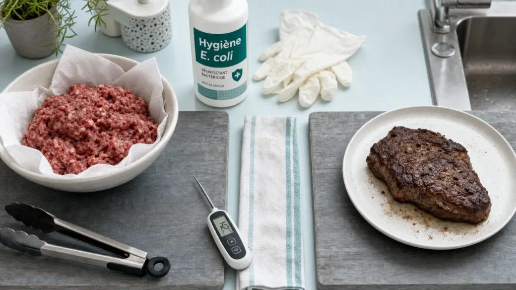 E. coli : cuisson, hygiène et réhydratation contre la contamination