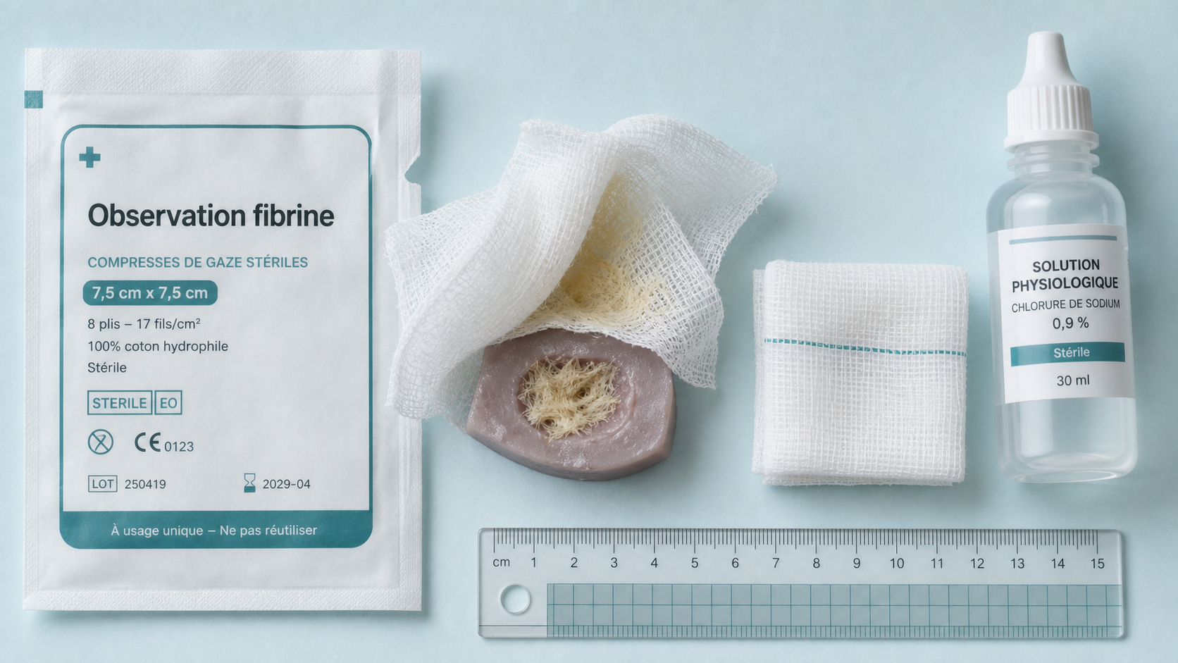 Fibrine sur plaie : dépôt à surveiller