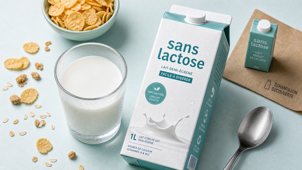 Lait sans lactose : digestion facilitée, goût plus doux et usages quotidiens
