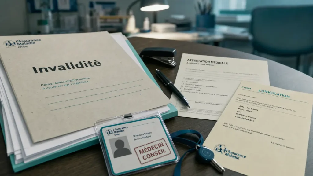 Rendez-vous avec le médecin conseil CPAM pour une invalidité : démarches, délais et recours