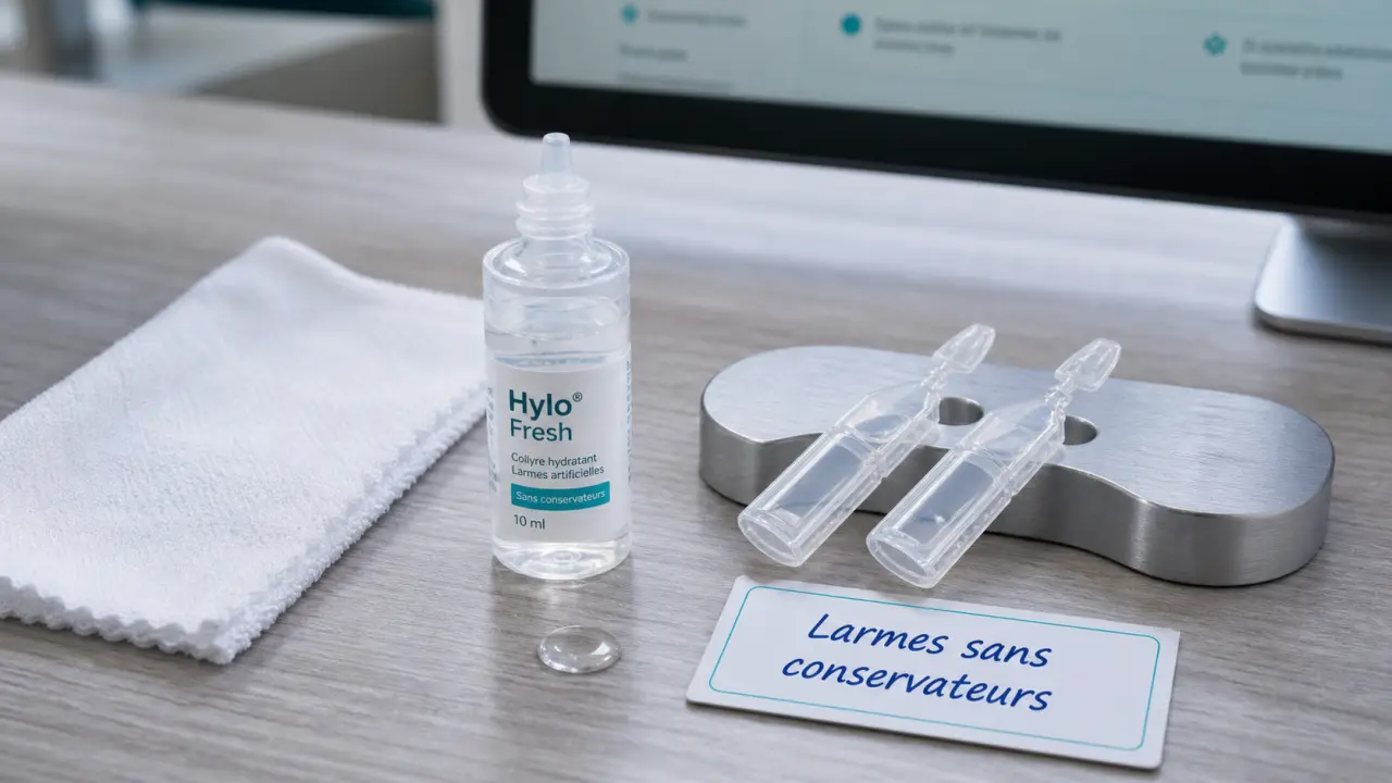 Larmes artificielles les plus efficaces contre la sécheresse oculaire