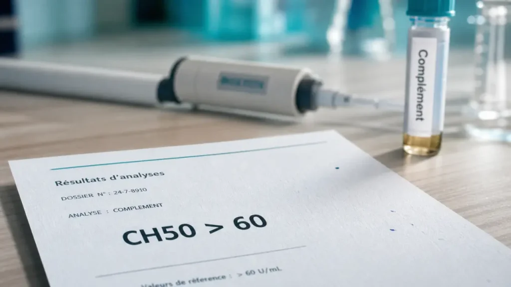 CH50 supérieur à 60 : ce que signifie ce résultat et quels examens vérifier