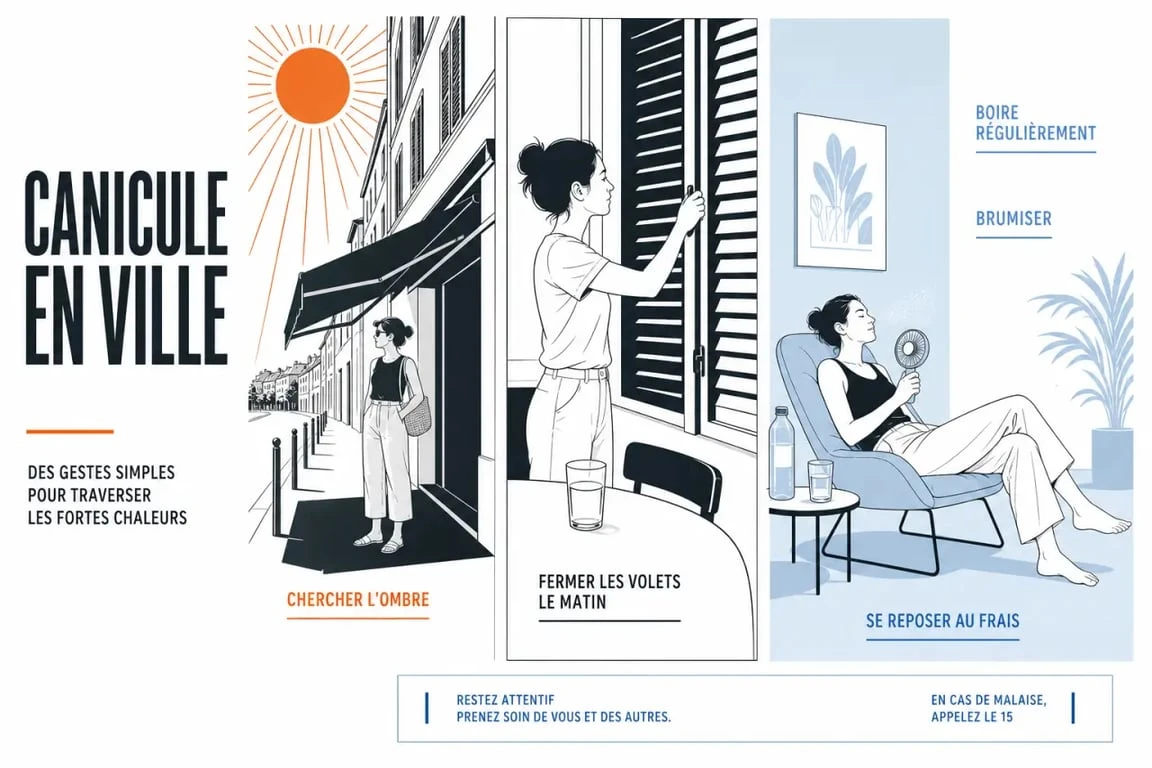 Que faire pendant la canicule : gestes essentiels pour se protéger de la chaleur