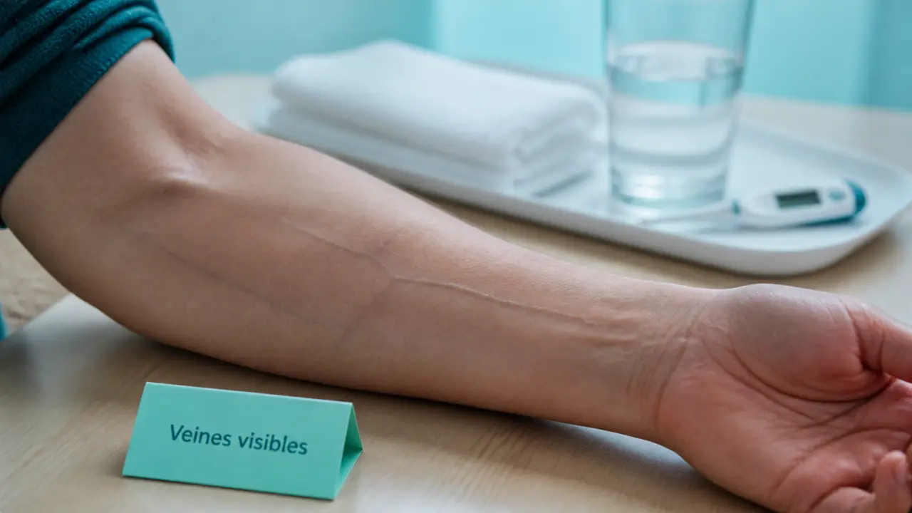 Pourquoi mes veines ressortent sur mes bras : veines visibles près du poignet