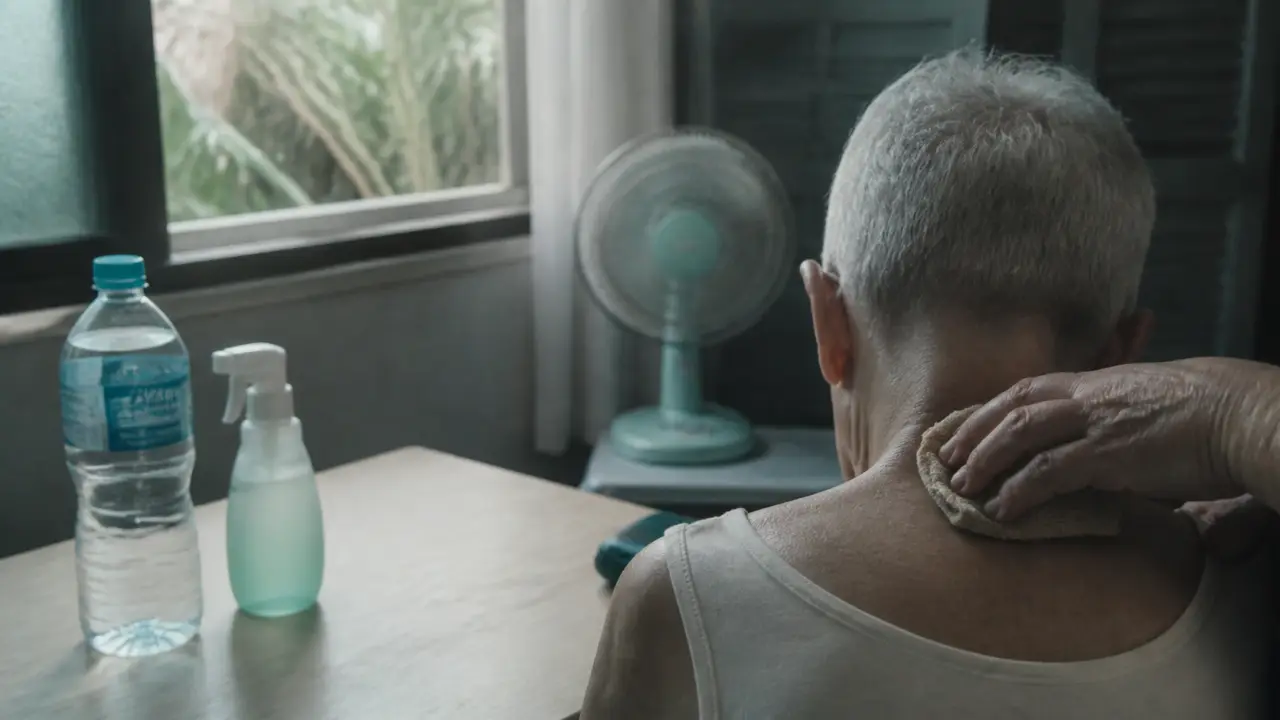 Que faire pendant la canicule : se rafraîchir, eau et brumisateur en intérieur
