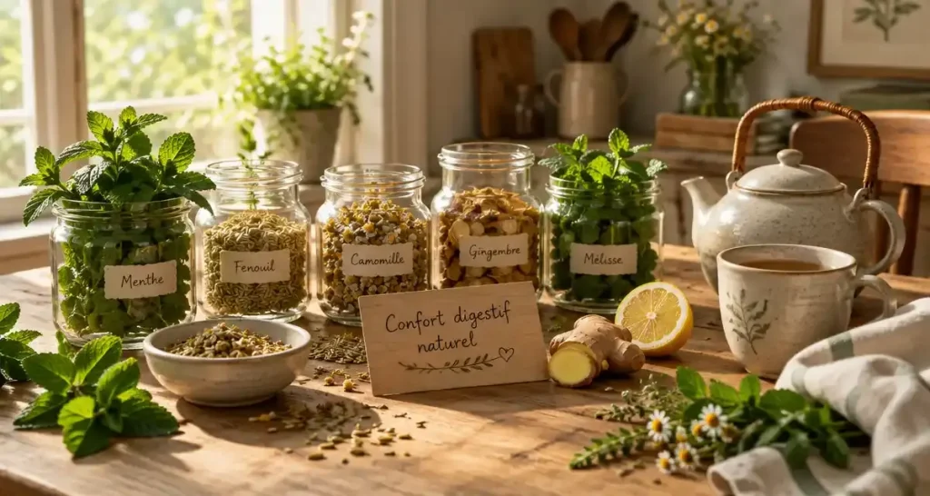 5 plantes médicinales pour retrouver un confort digestif au naturel