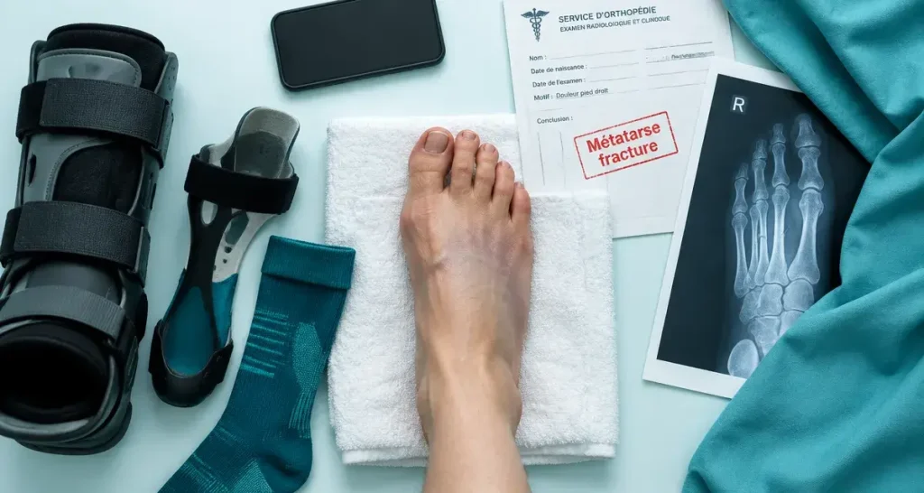 Fracture du métatarse : douleur, gonflement et appui difficile doivent être évalués